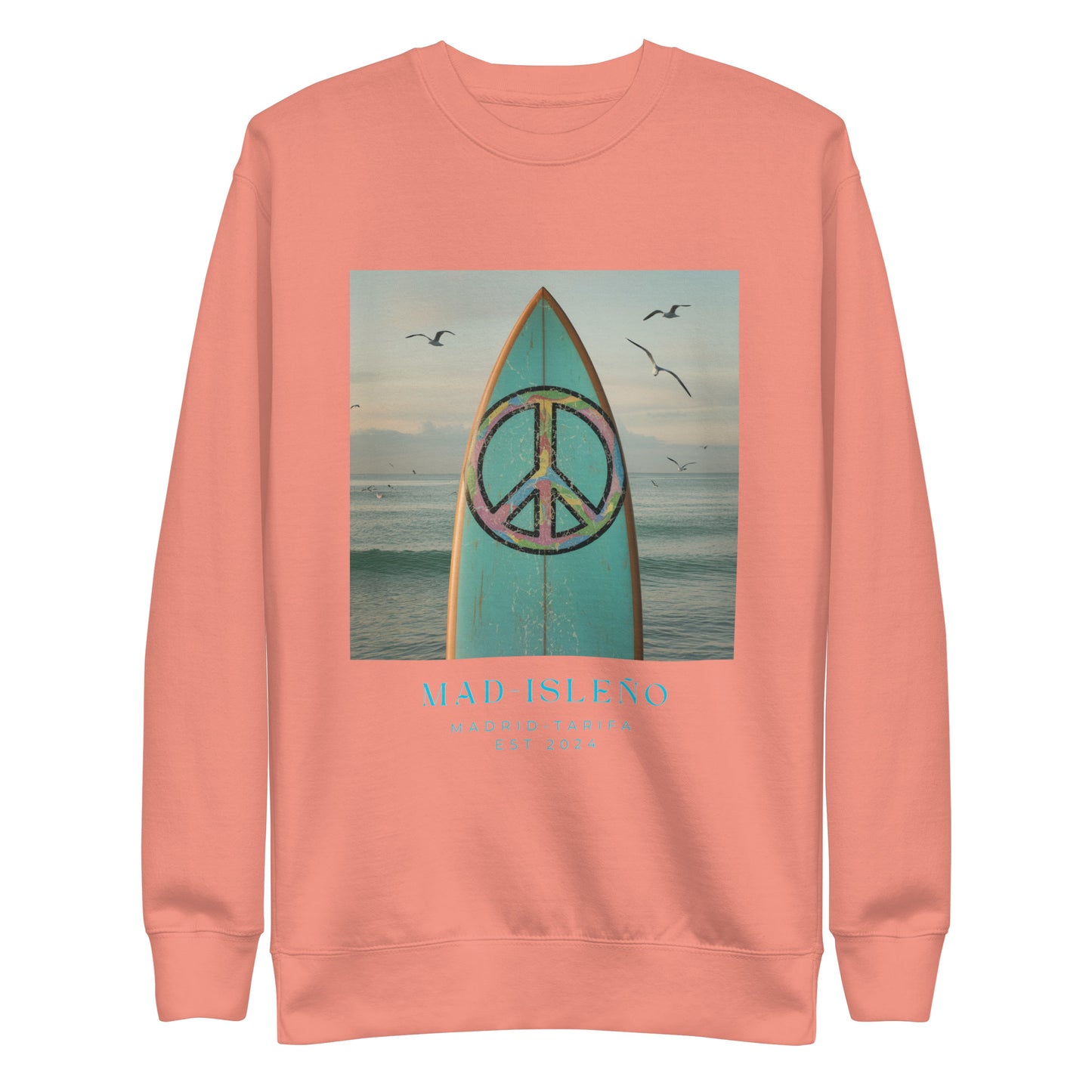 Sudadera tabla surf paz