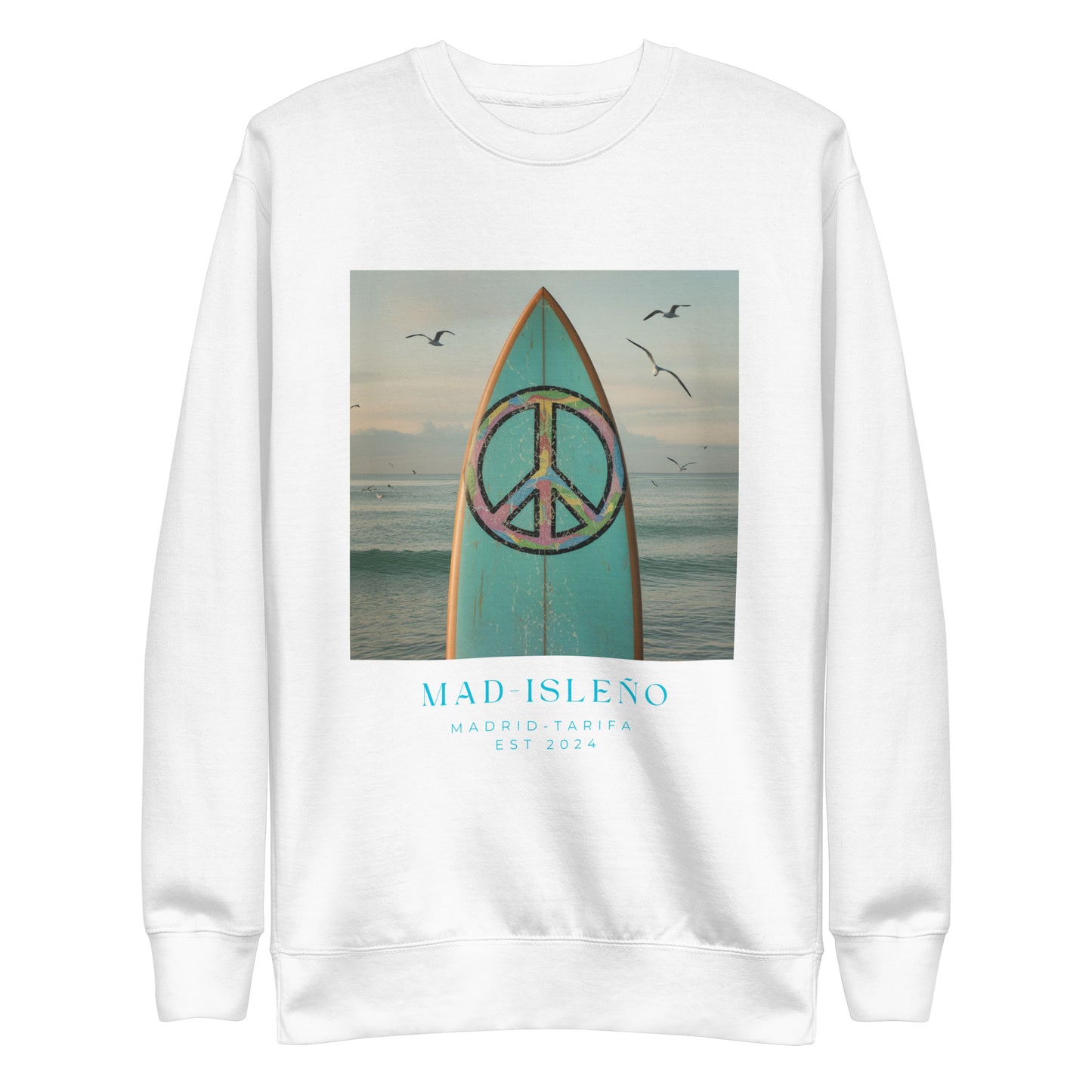 Sudadera tabla surf paz