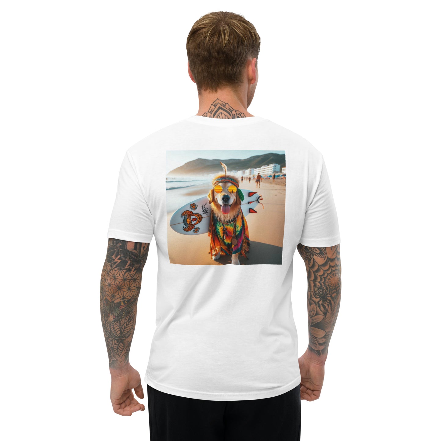 Camiseta de perro Hippie